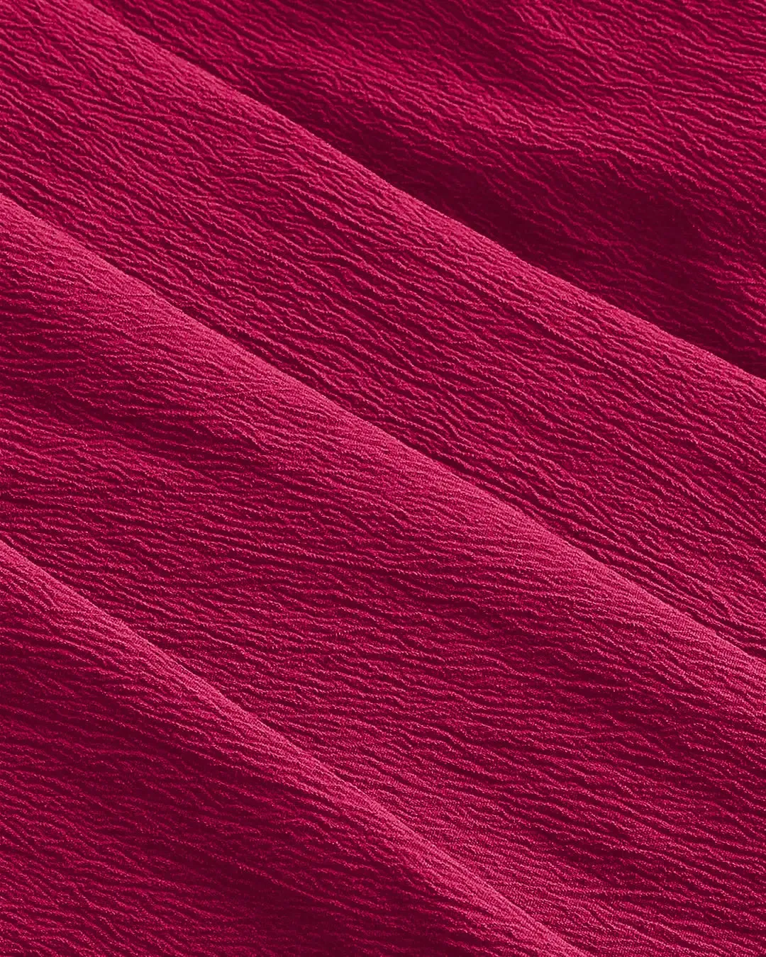 Solid Ruched Bust Dress In Hot Pink - Image 4
