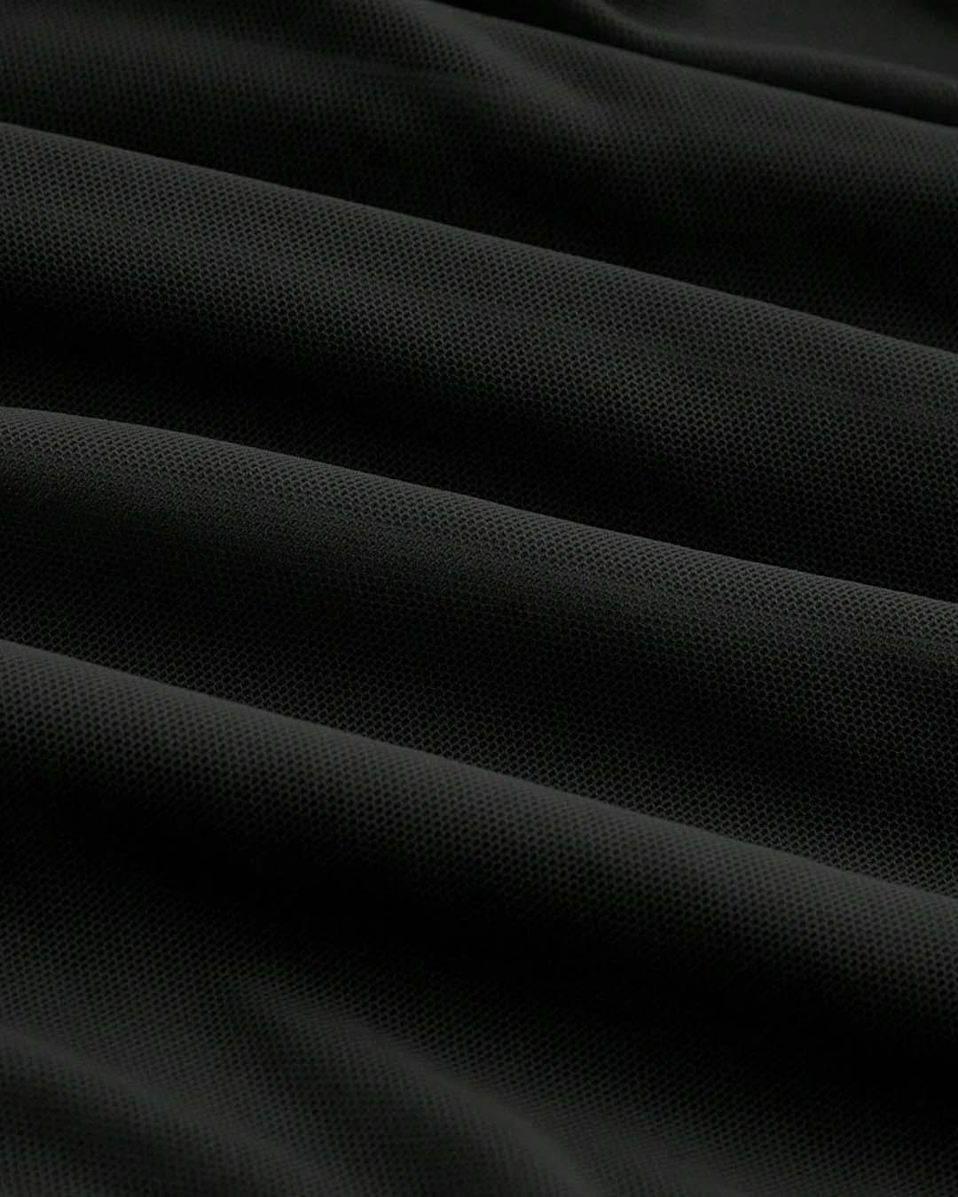 Solid Ruched Wrap Black Cami Dress - Image 3