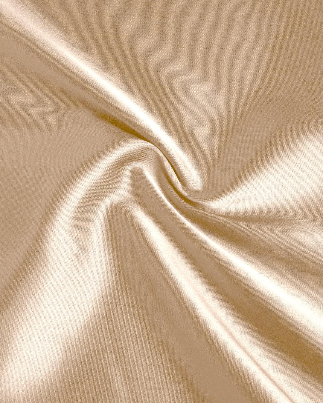 Solid Satin Cowl Neck Cami Mini Dress Curve & Plus In Peach - Image 4