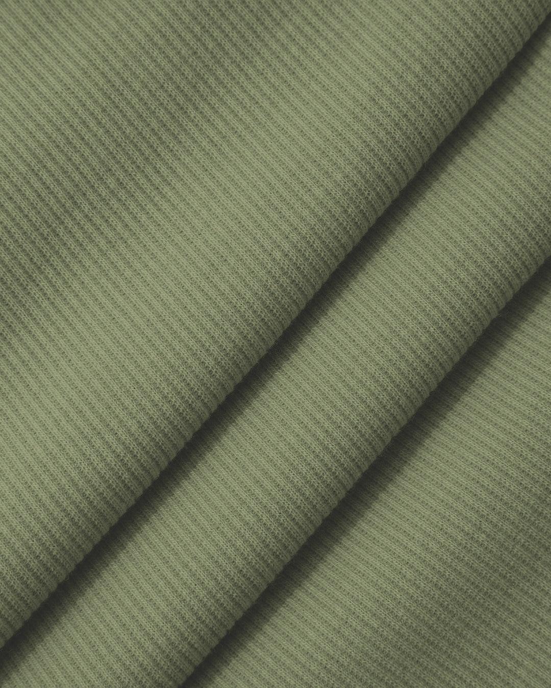 Solid Strapless Green Midi Dress - Image 3