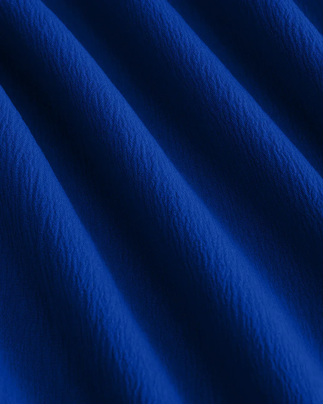 Spaghetti Strap Ruched Bust Slit Midi Dress in Royal Blue - Image 3