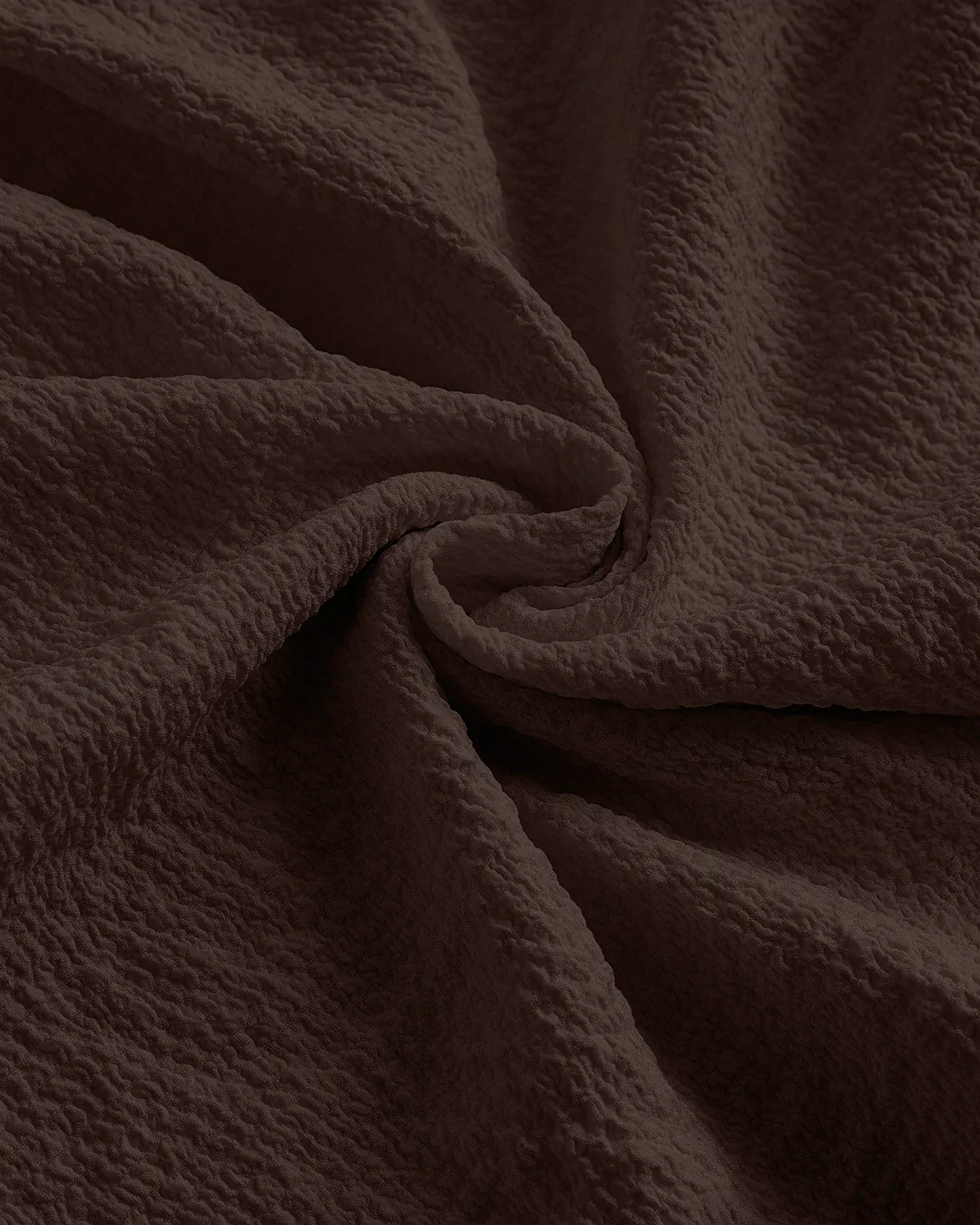 Square Neck Puff Sleeve A-Line Mini Dress in Chocolate Fondue - Image 3