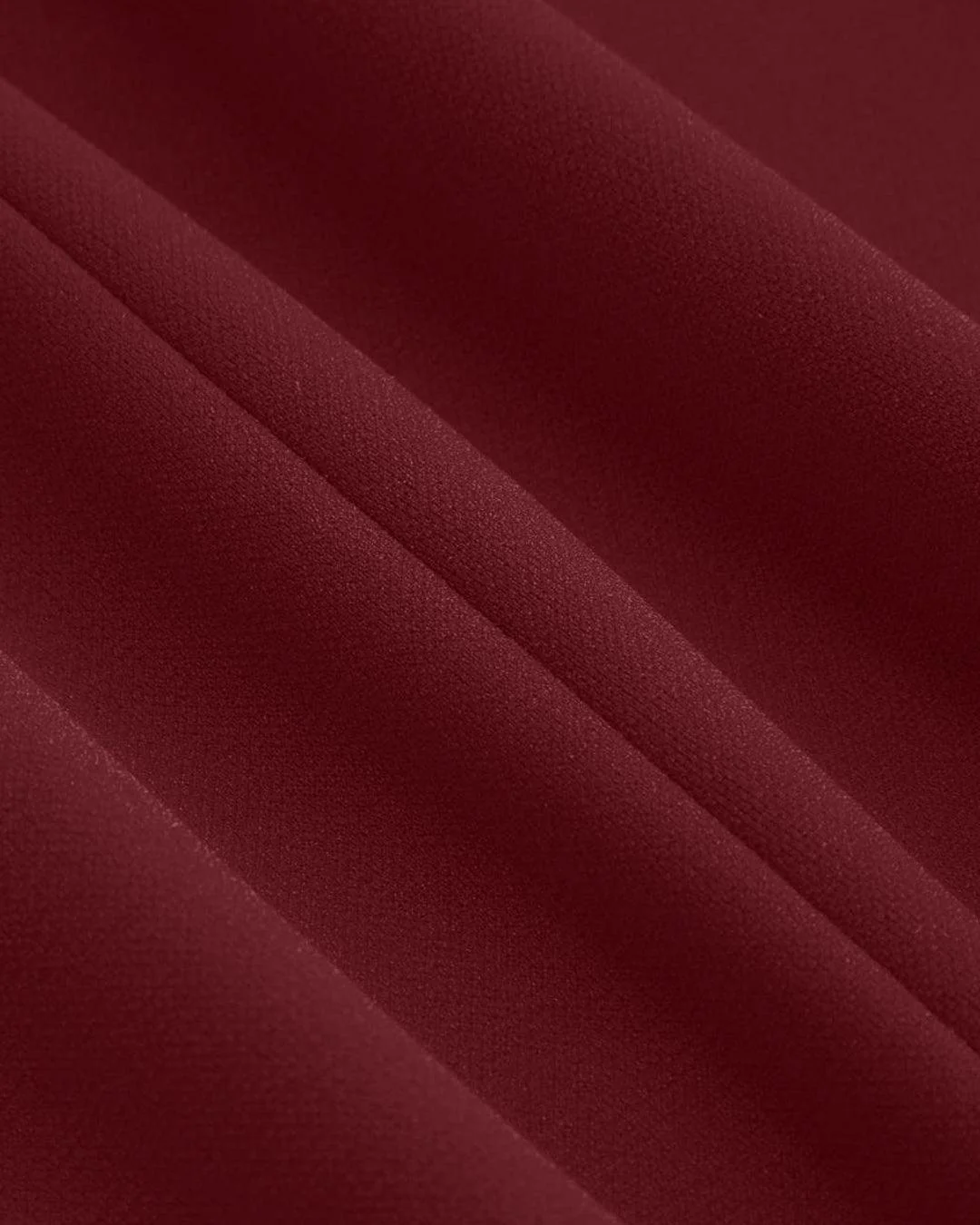 Square Neck Solid Pleated Cami Mini Dress Curve & Plus In Maroon - Image 5