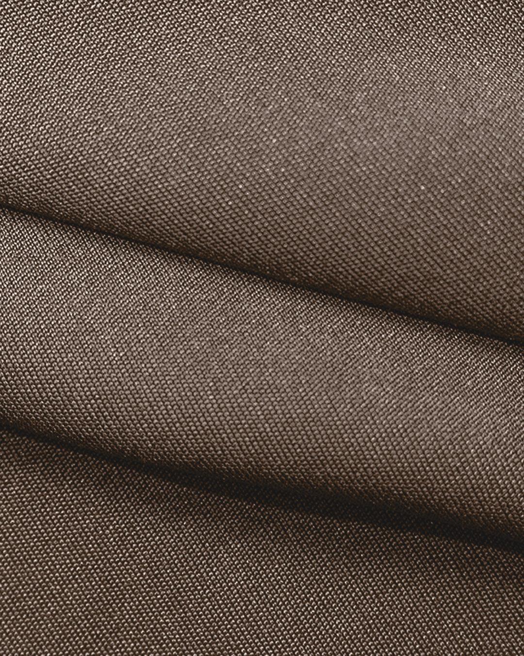 Stitching Bell Sleeve Brown Mini Dress - Image 3