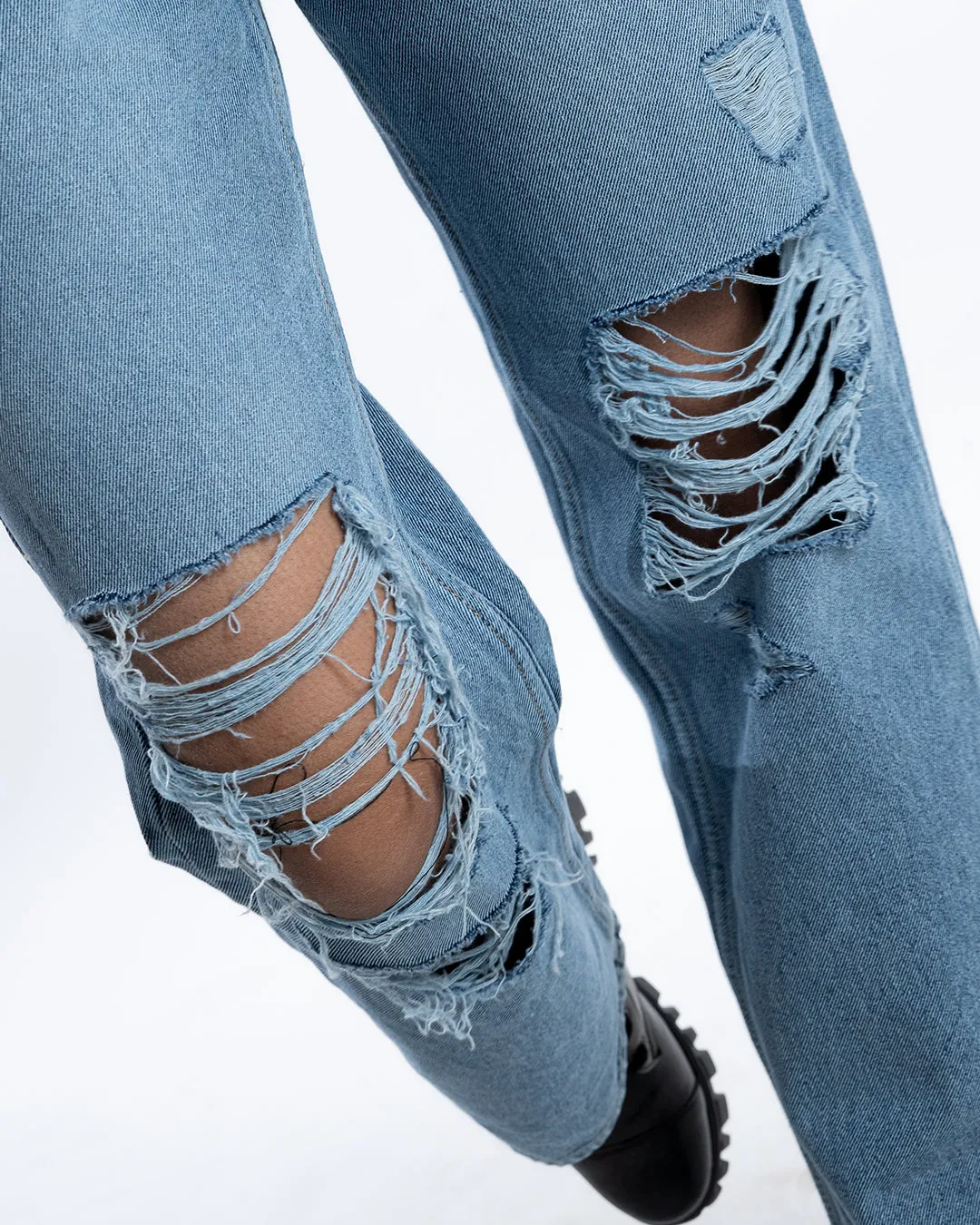 Straight Fit High Rise Jeans - Image 2