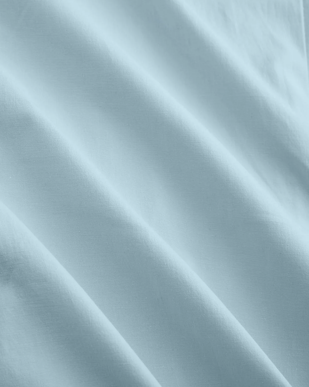 Stretch Long Sleeve Fitted Waist Shirt in Sky Blue - Image 4