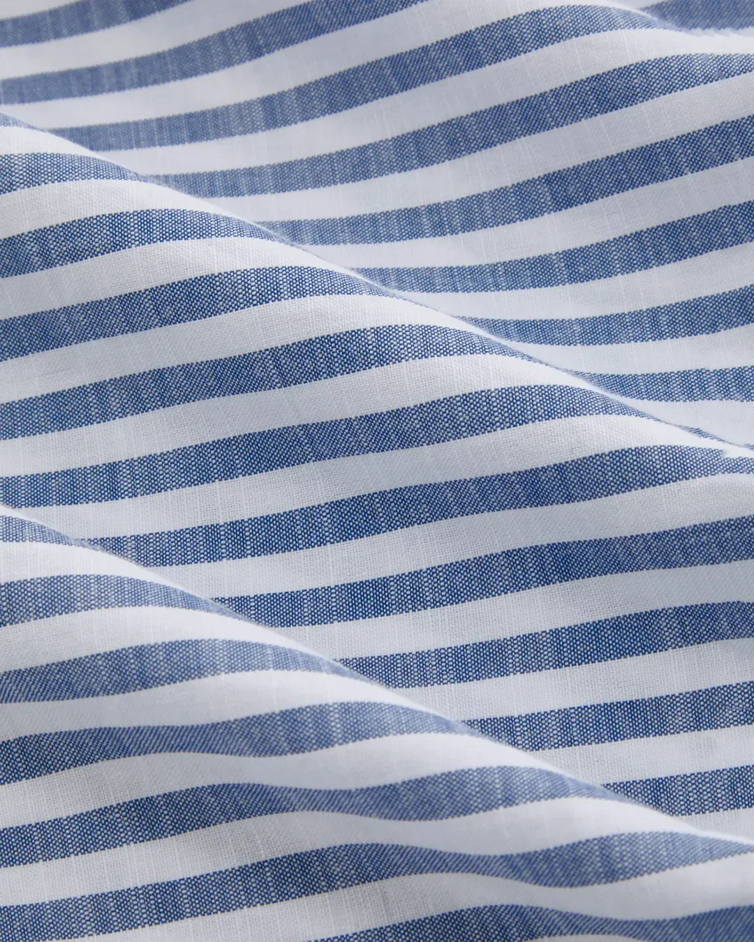 Stripe Blue Wrap Shirt Mini Dress - Image 4