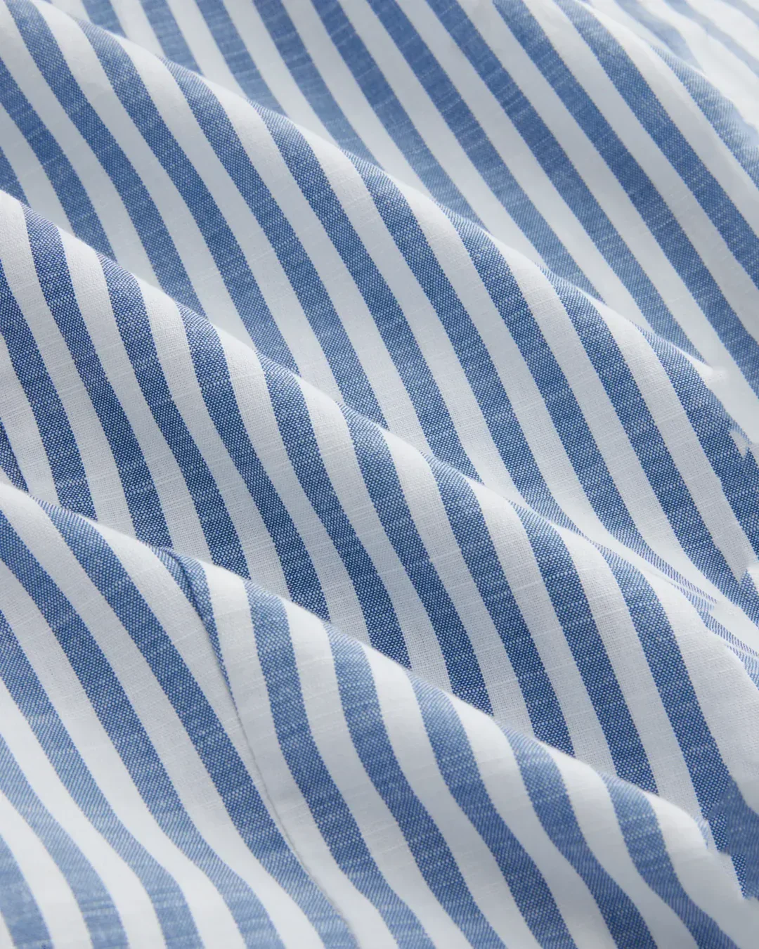 Striped Button Down Sleeveless Collar Top - Image 4