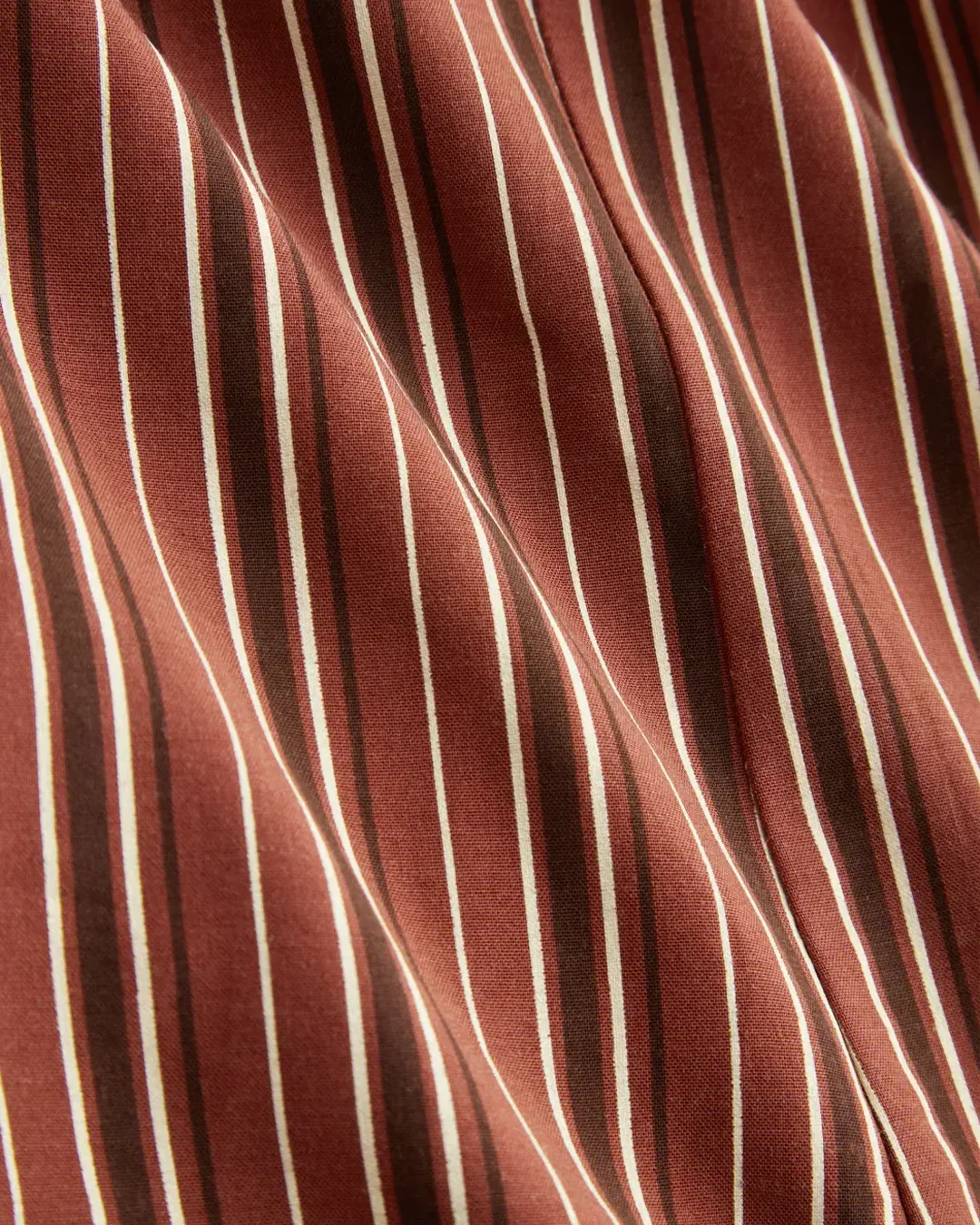Striped Collared Fitted Full Sleeve Shirt - Image 4