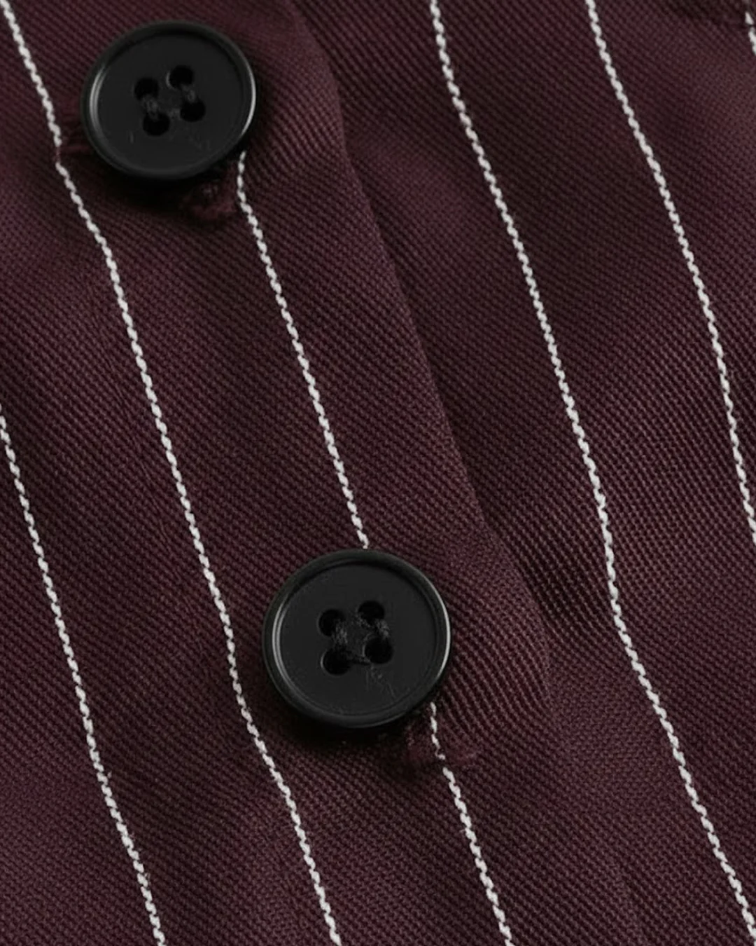Striped Halter Bowknot Waistcoat Top in Wine - Image 4