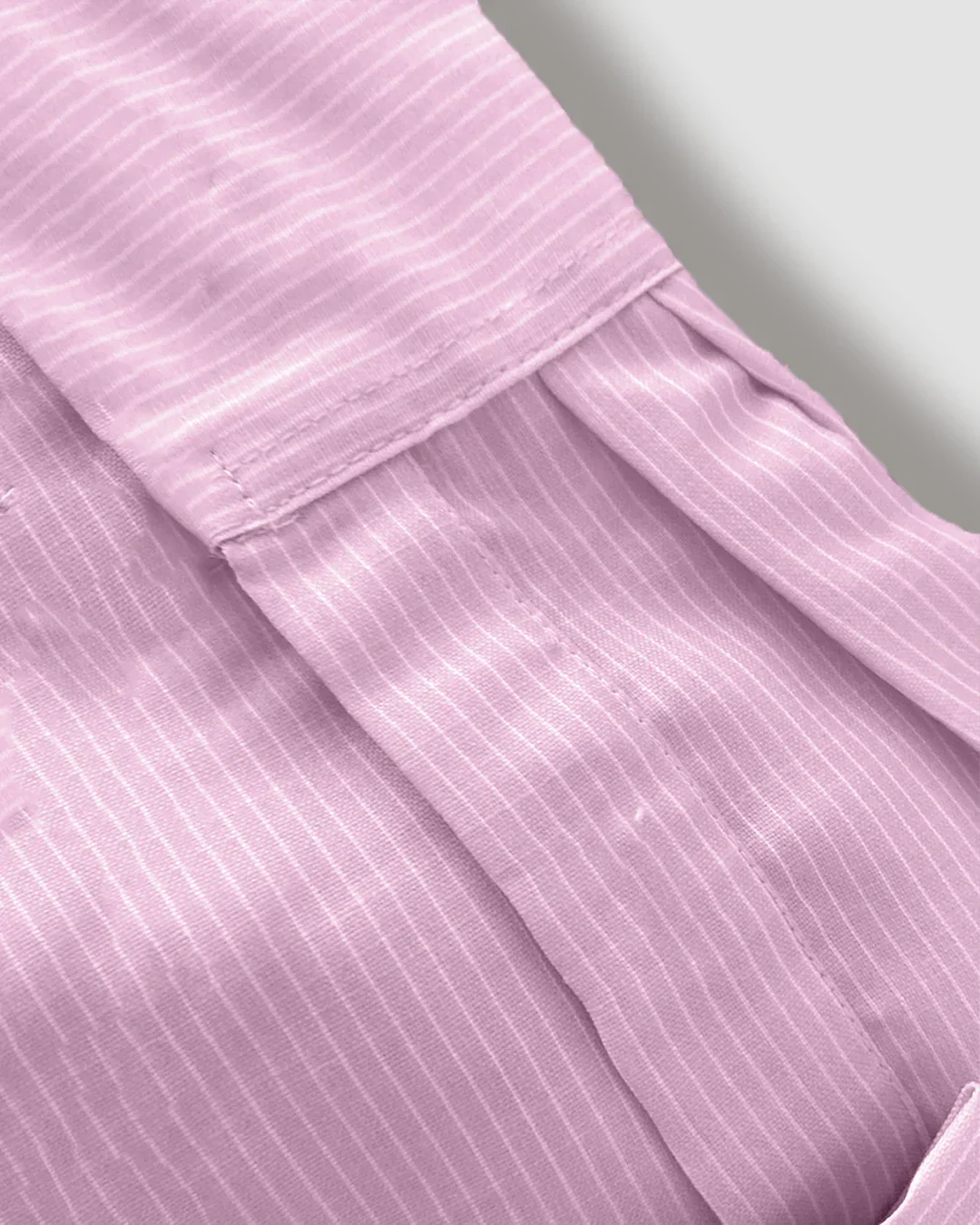 Collared Button Down Full Sleeve Formal Shirt in Pink - Image 6