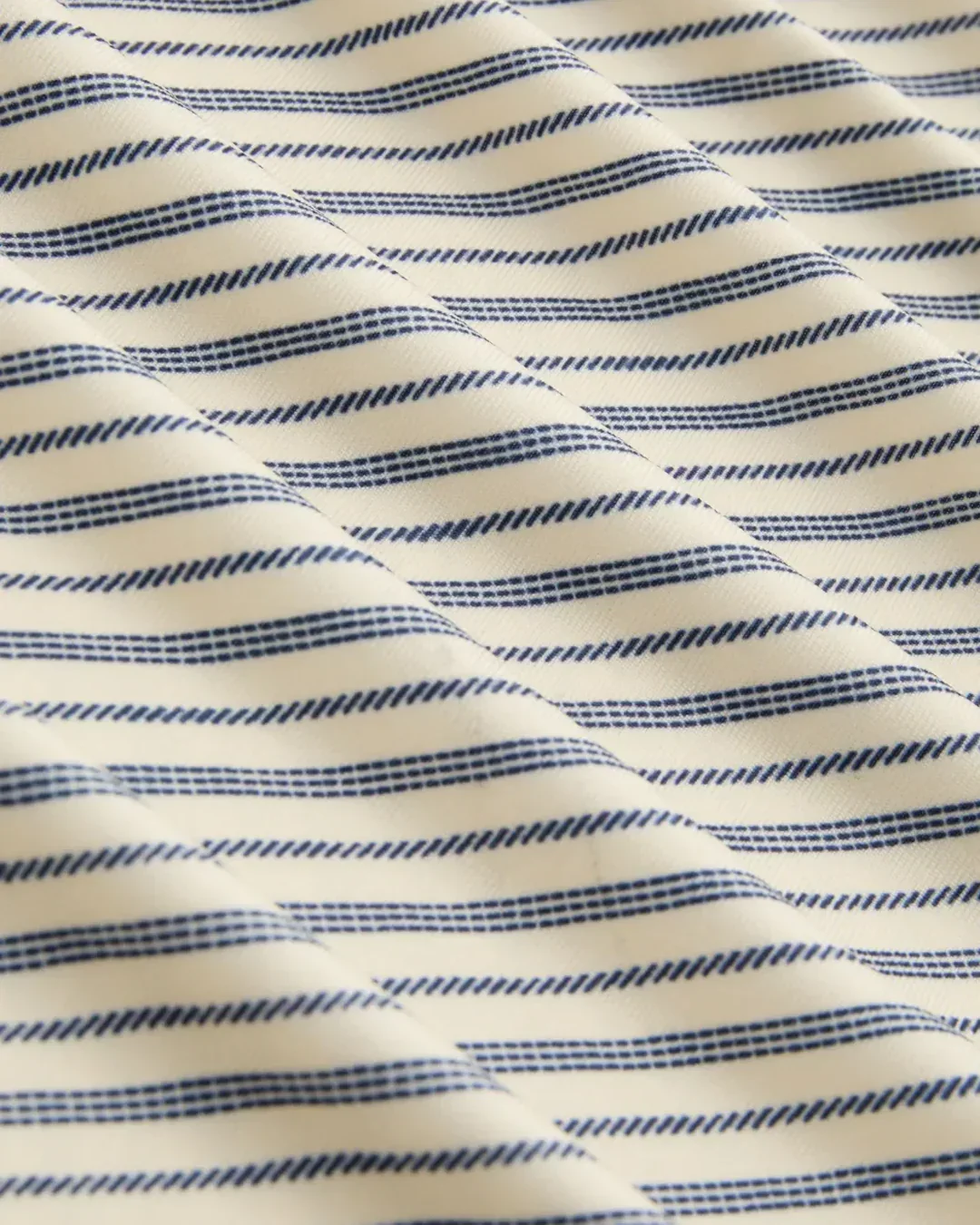 Striped Ribbed Fitted High Neck Top - Image 4