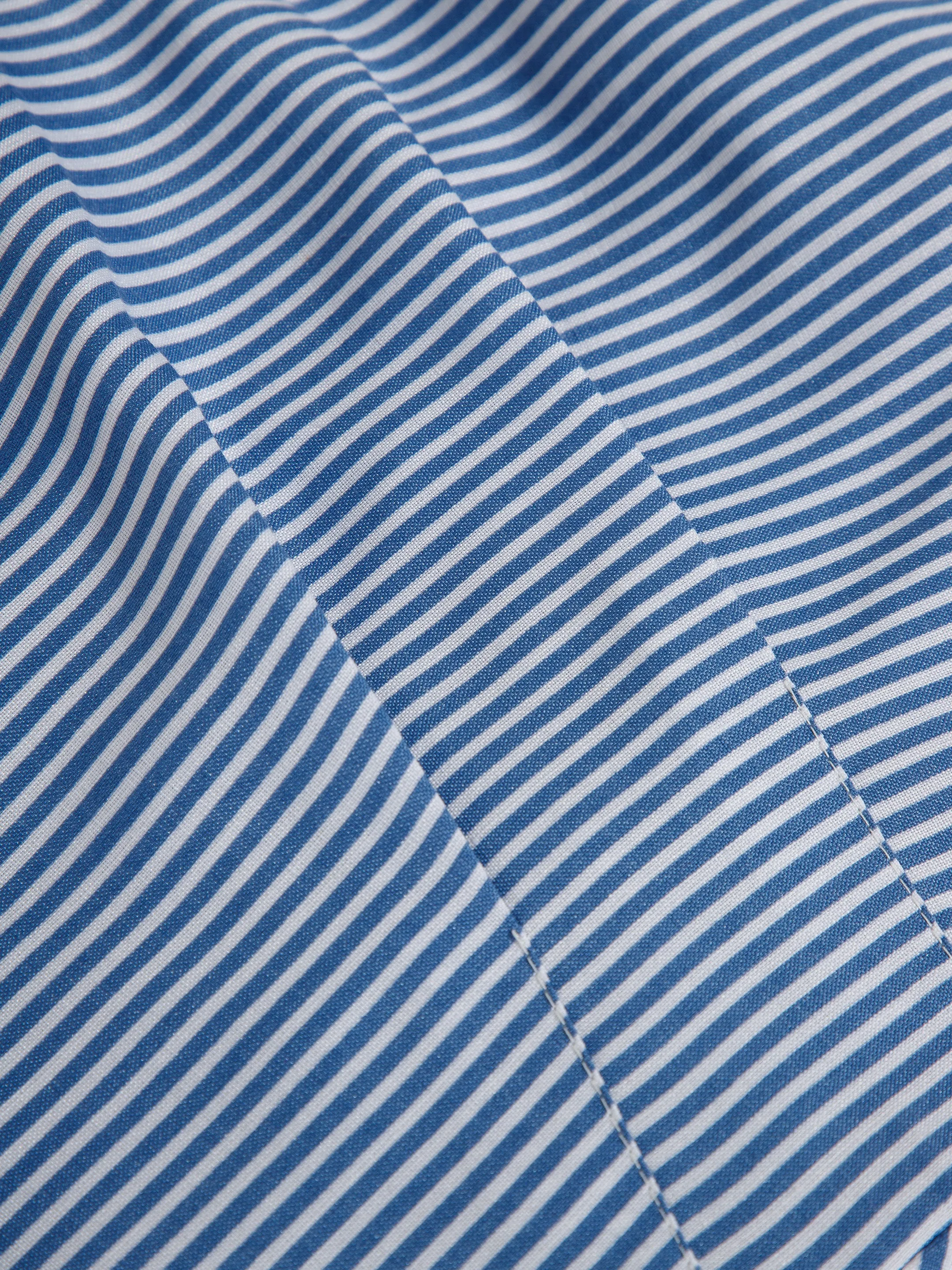 Striped Sleeveless Mini Dress with Square Neckline - Image 3