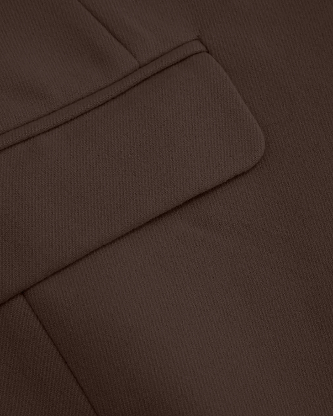 Structured Collared Buttoned Blazer in Coco - Image 4