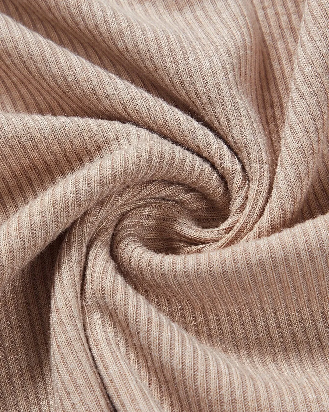 Summer Casual Corset Style Knit Top In Apricot - Image 3