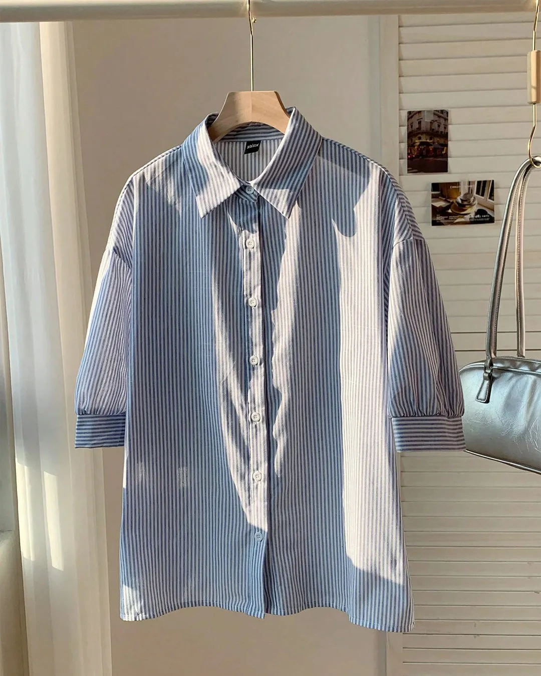 Summer Stripes Relaxed Shirt - Image 3