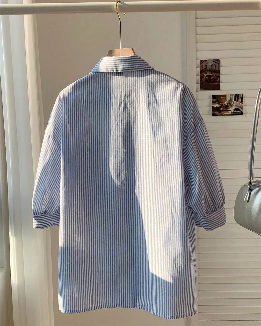Summer Stripes Relaxed Shirt - Image 4