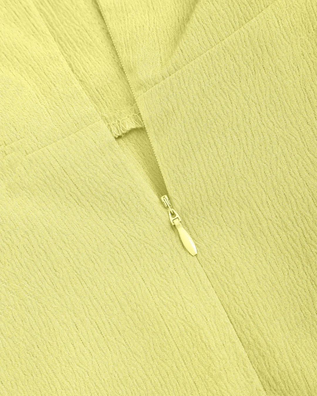 Sweetheart Neck Midi Dress with Shoulder Ties in Yellow - Image 4