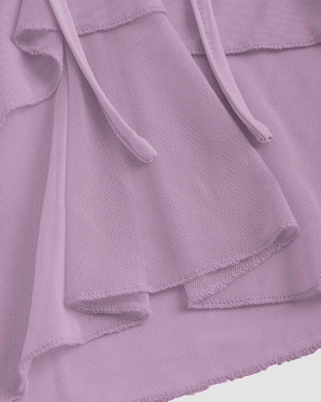 Sweetheart Neck Tiered Halter Top in Lilac - Image 3