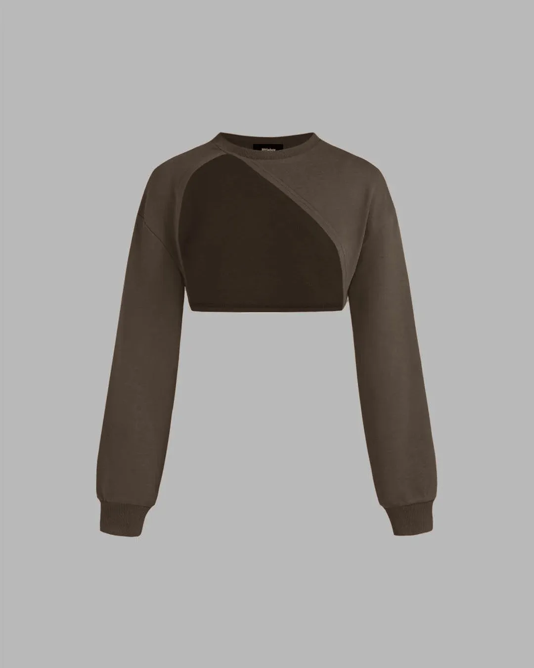 Terry Round Neck Vest & Crop Top - Image 3