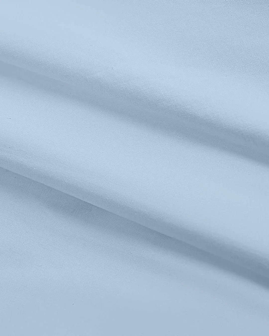 Tie Waist Button Down Long Sleeve Shirt in Sky Blue - Image 3