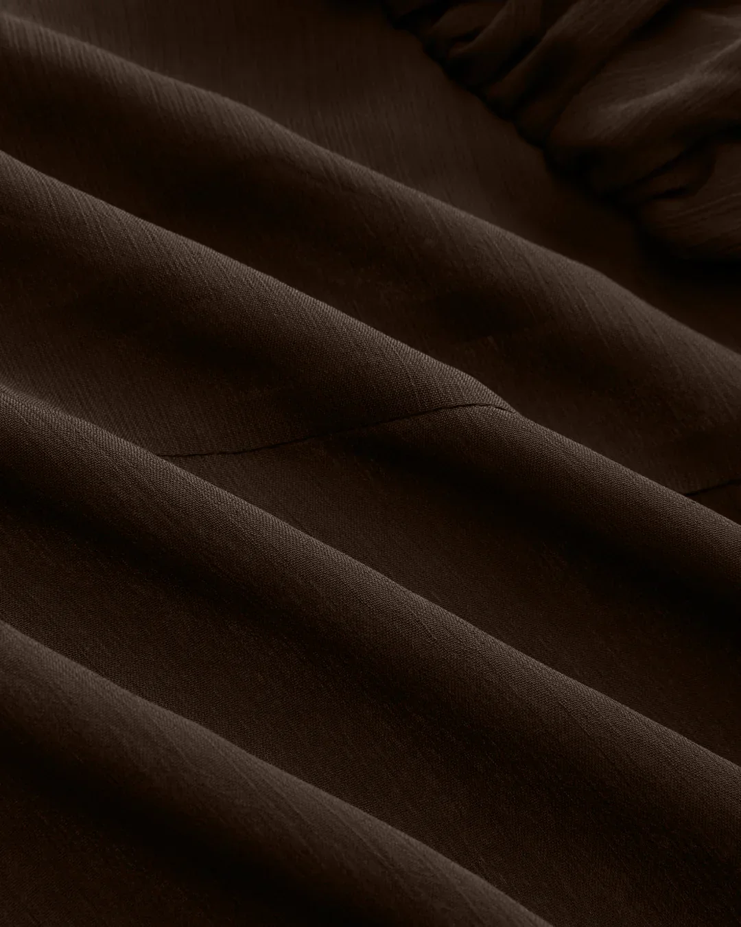 Trim Knotted See-through Tank Top in Coffee - Image 4
