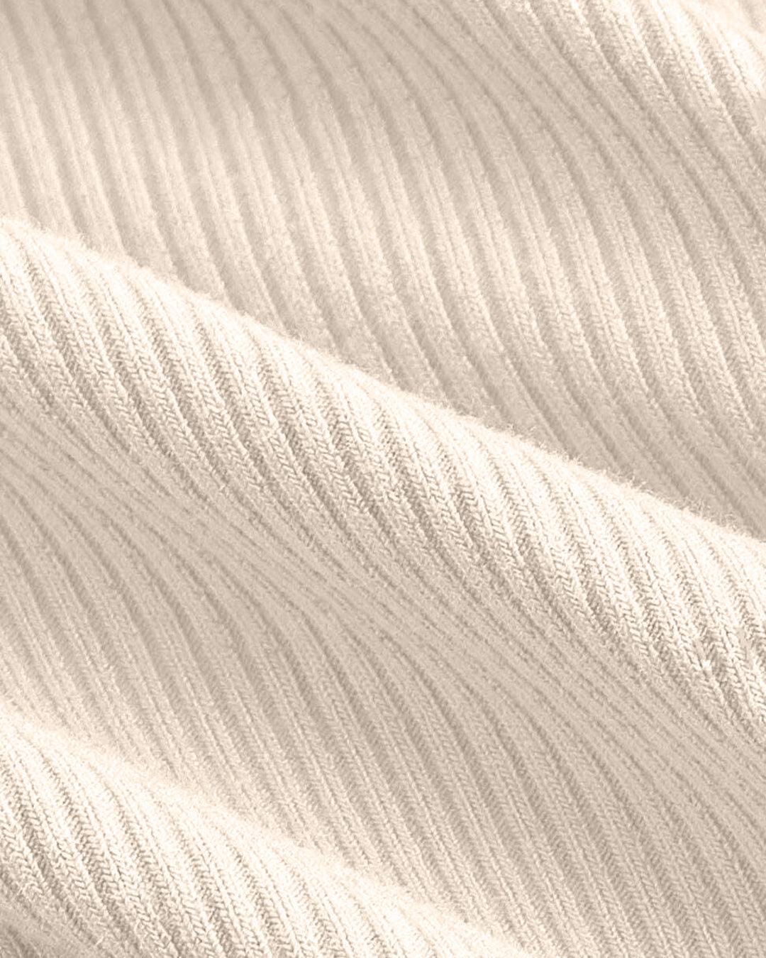 Twist Knot Solid Color Halter Neck Fish Tail Off-White Dress - Image 3