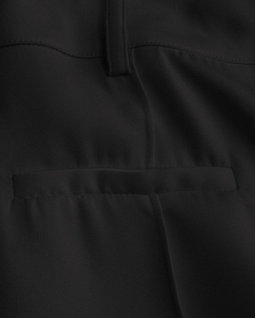 Two Piece Set: Aesthetics Black Top With Trouser - Image 4