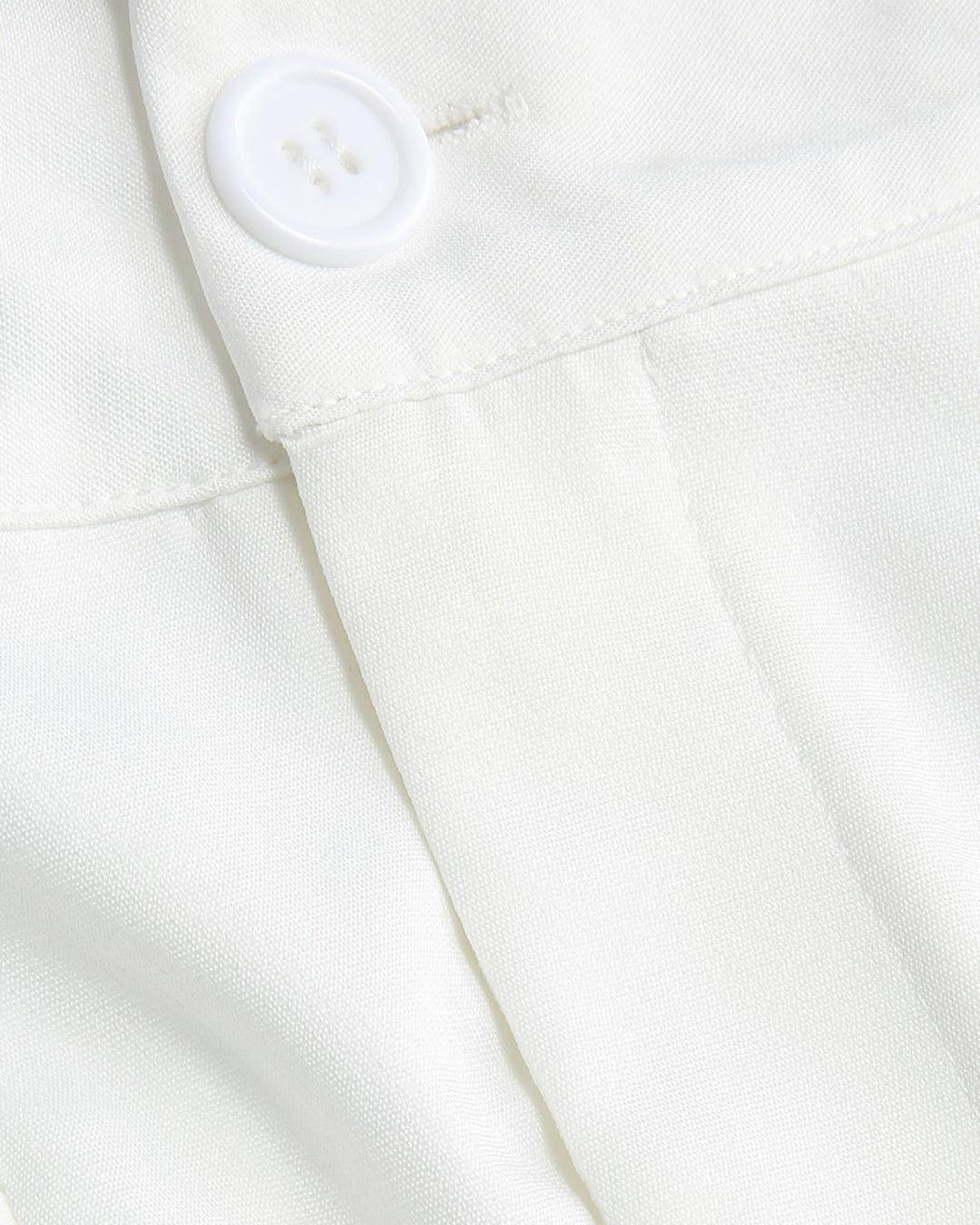 Two Piece Set: Aesthetics White Top With Trouser - Image 11