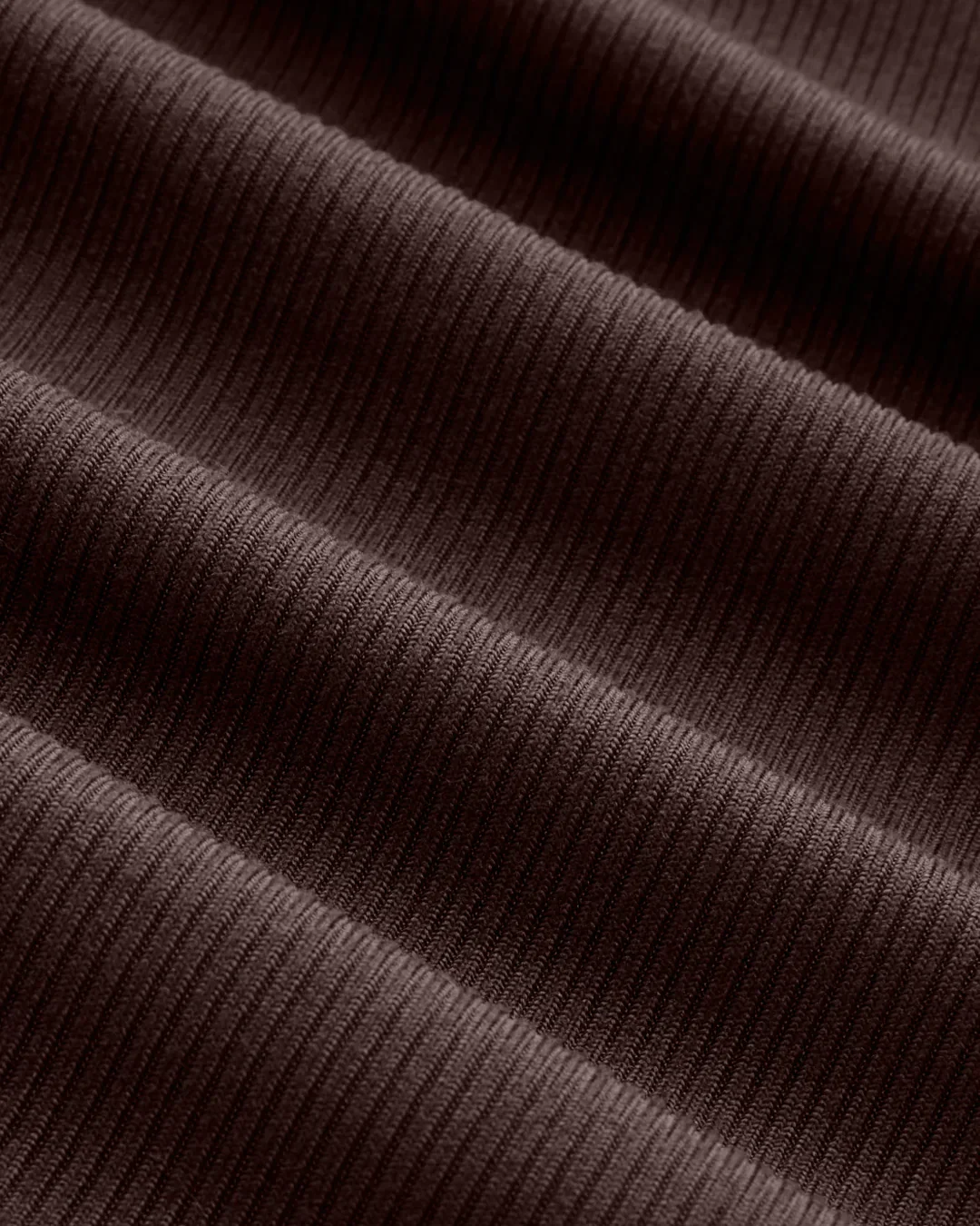 V-neck Ruched Long Sleeve Top in Brown - Image 4