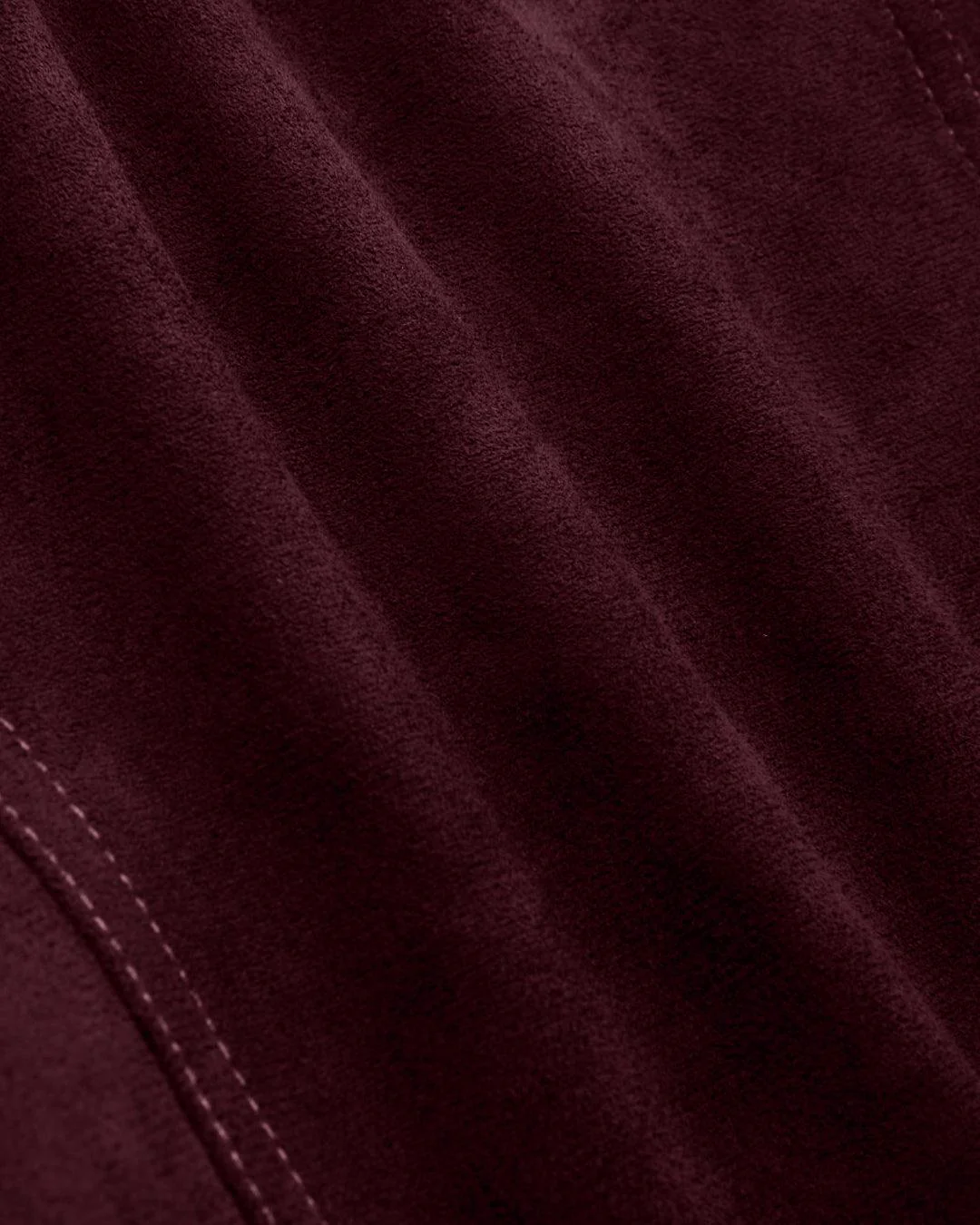 V-neck Solid Button Pocket Vest In Wine - Image 3