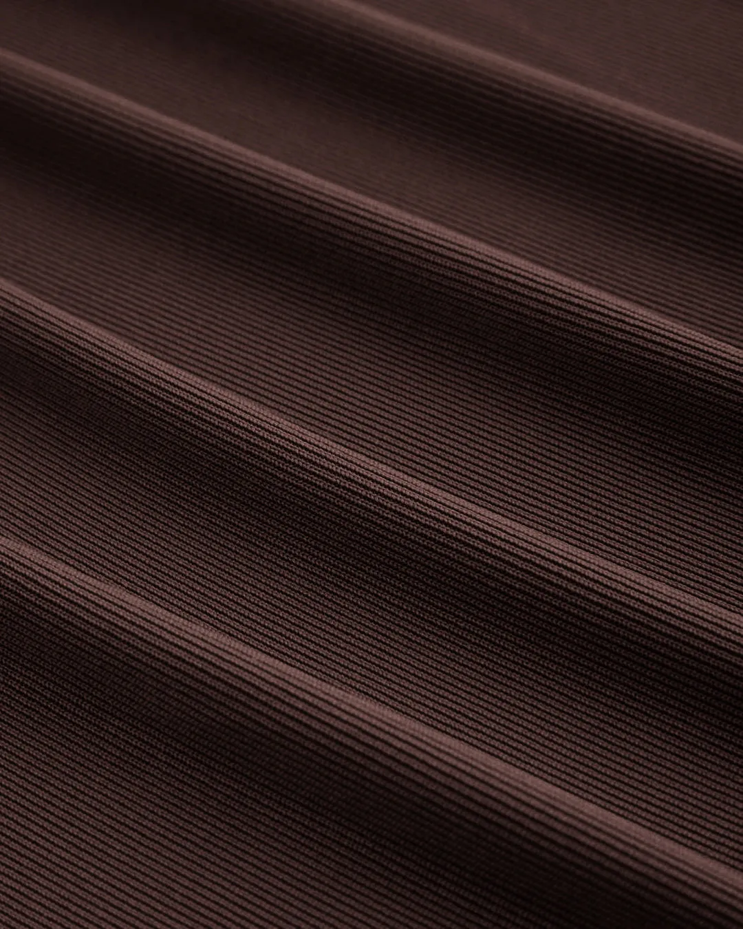V-neck Solid Ruched Crop Short Sleeve Top & Mid Rise Wide Leg Trousers In Chocolate Brown - Image 3