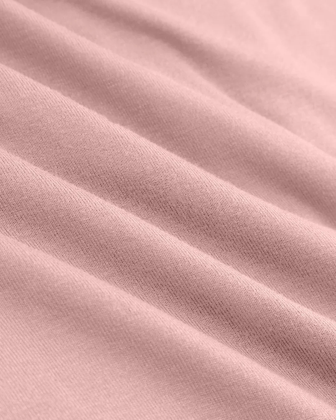V-neck Solid Ruched Draped Cinched Waist Long Sleeve Top in Rose - Image 4