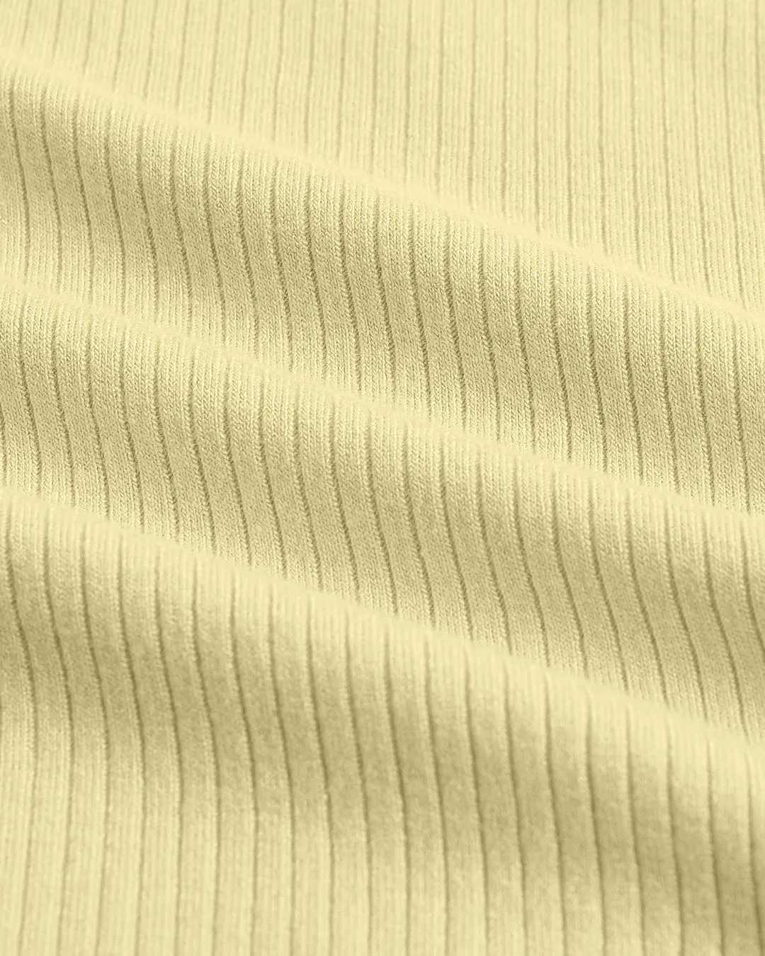 Vanilla Ribbed Tank Top with White Trim - Image 4