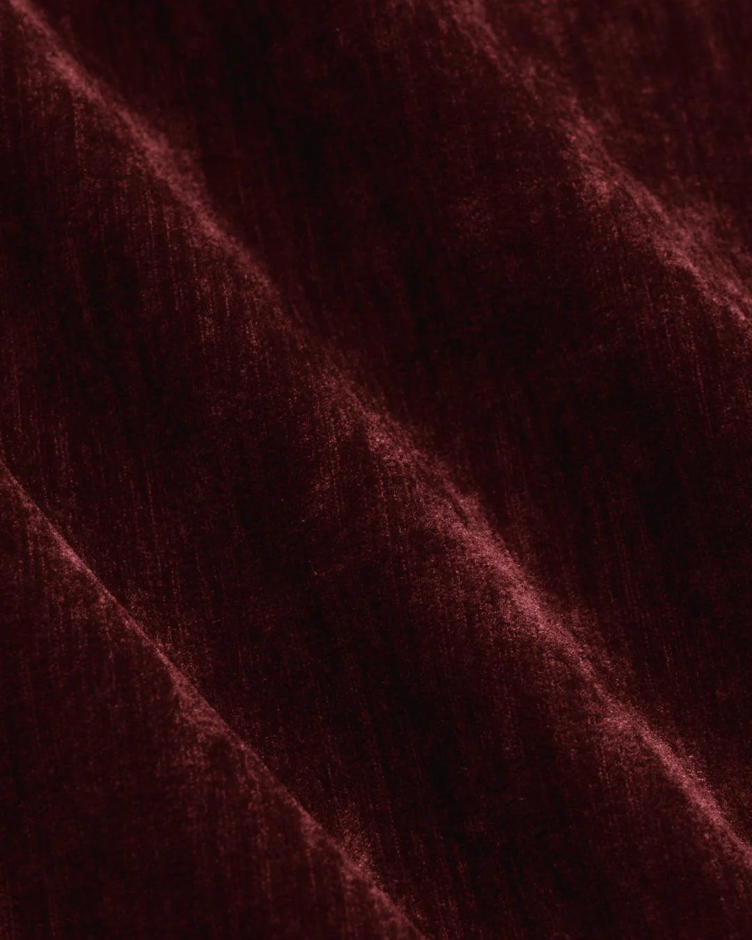 Velvet High Neck Mini Dress In Maroon - Image 3