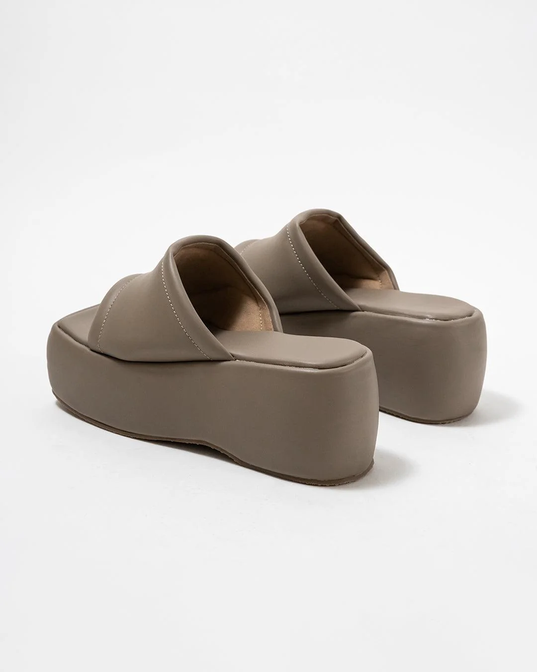 Vintage Vibe city girl mocha Platforms - Image 5