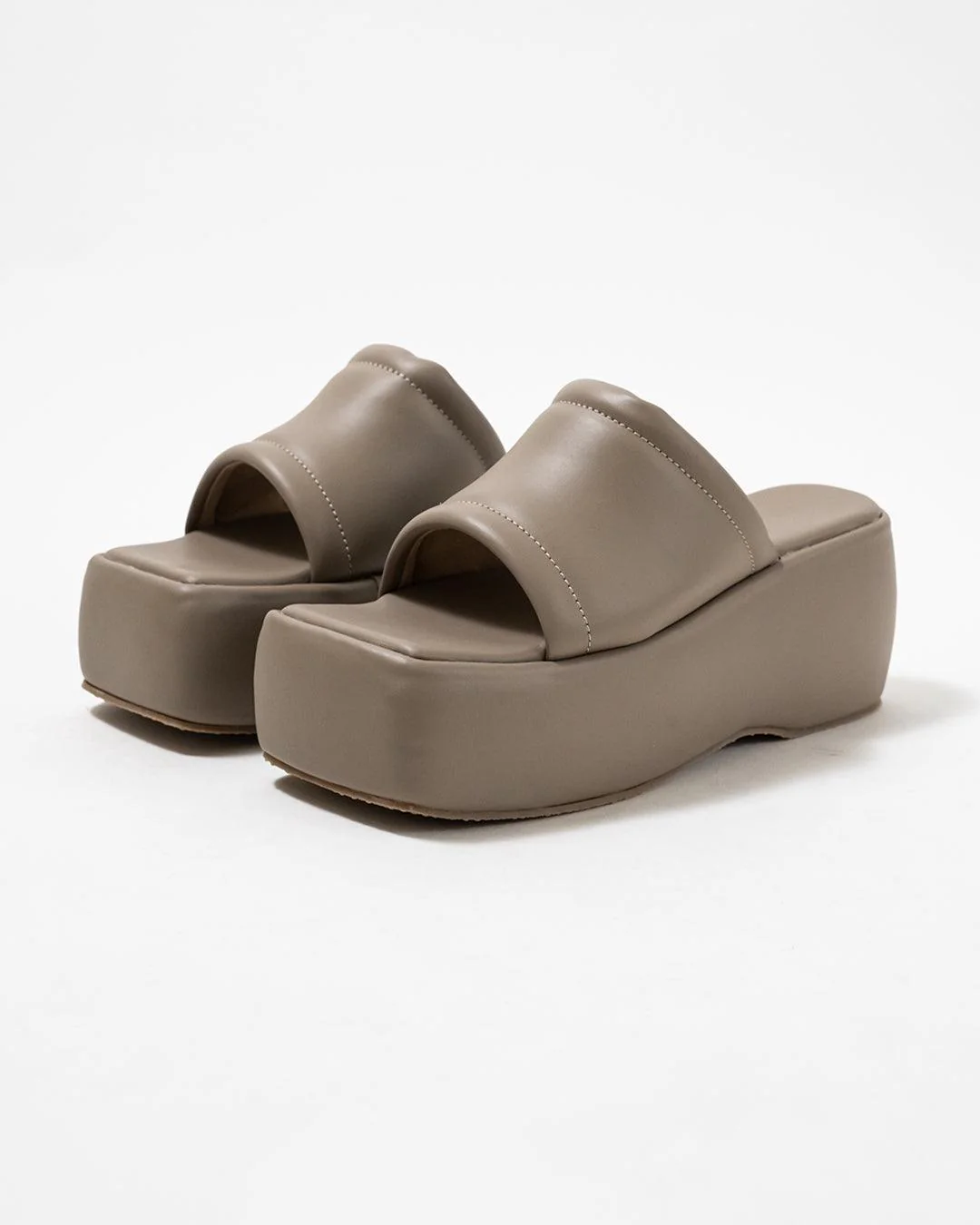 Vintage Vibe city girl mocha Platforms - Image 6