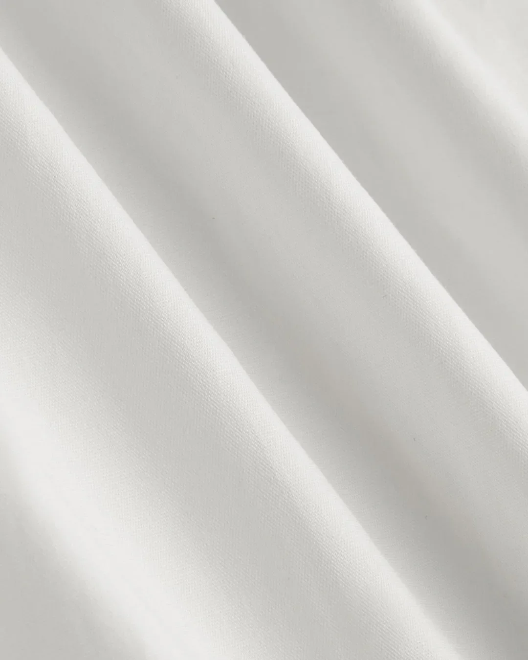 White Shirt with Pleated Peplum Waist and Button Closure - Image 4