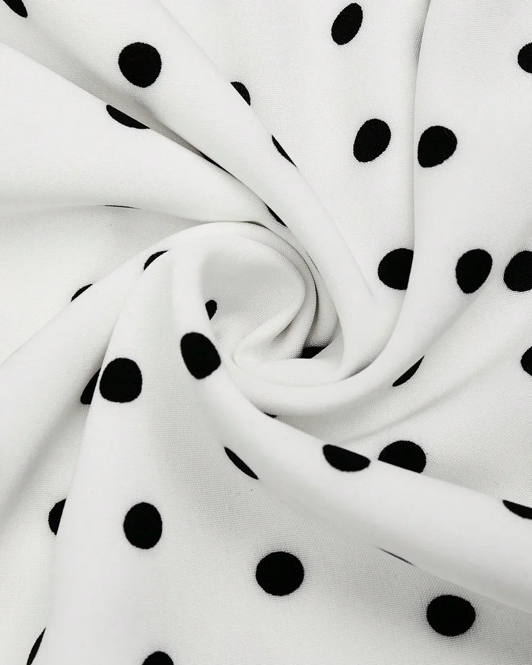 Polka Dot Sleeveless Maxi Dress in White - Image 3