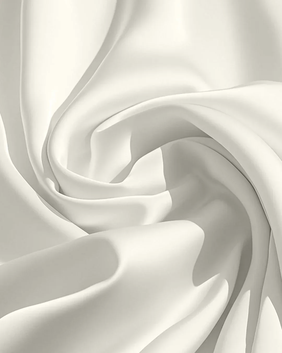 Women's Elegant Solid Color Waist Cinched cowl neck in Off- White - Image 3