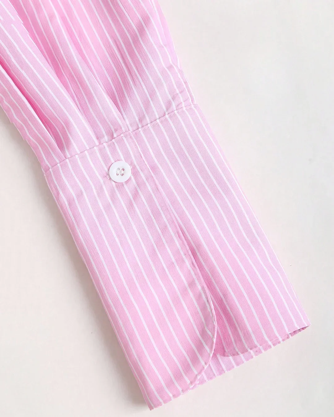 Wrap Tie Collared Long Sleeve Top - Image 4