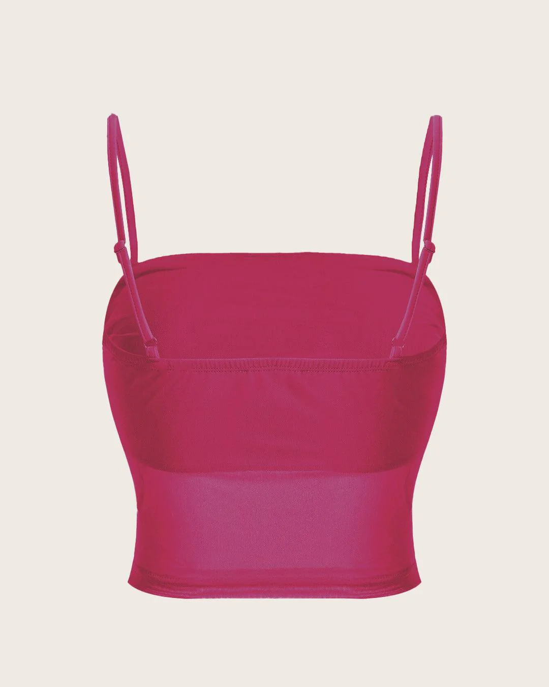 Y2k Spaghetti Strap Pink Tank Top - Image 2