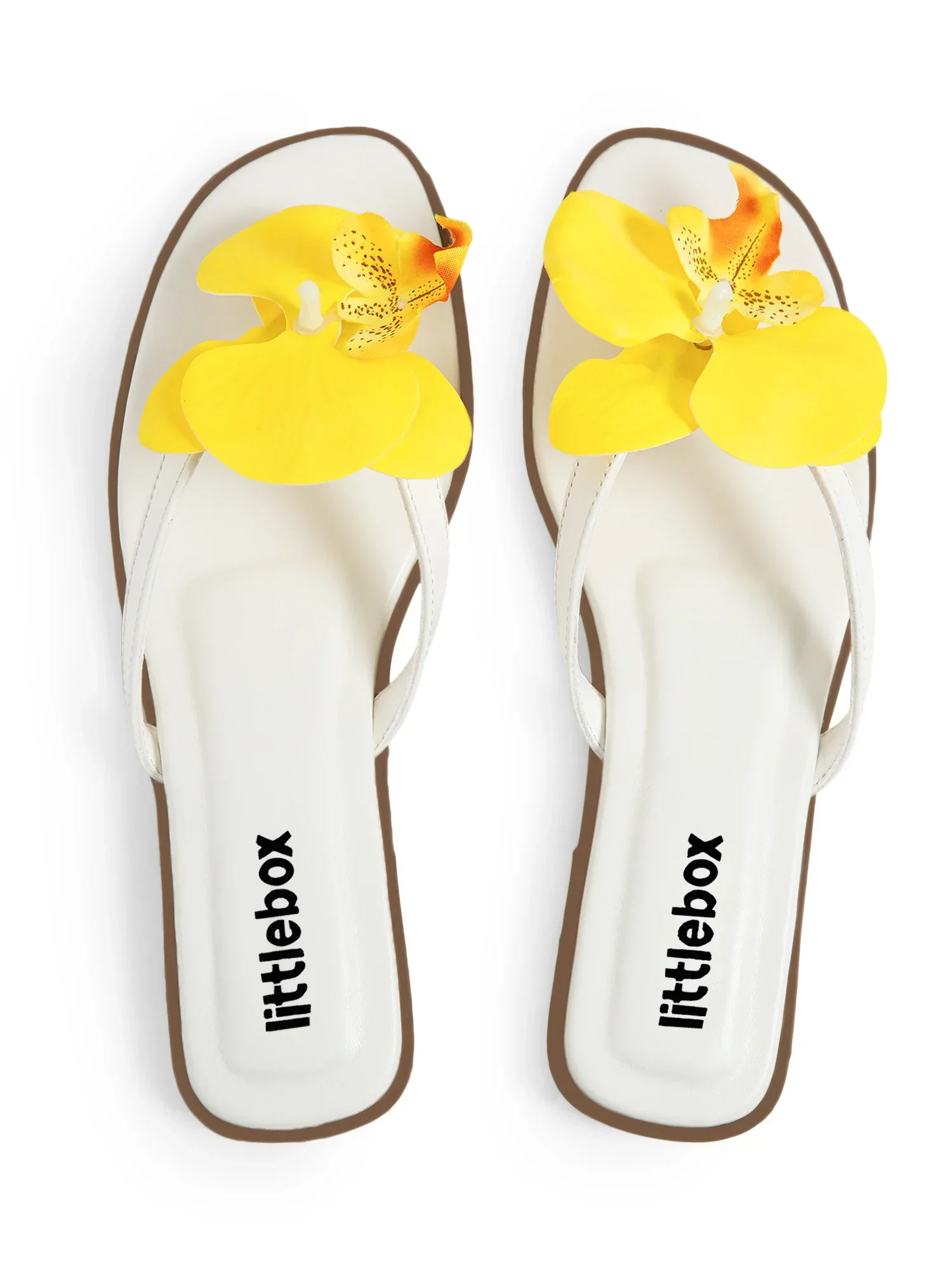 Yellow Butterfly Orchid Decor Beach Flat - Image 3