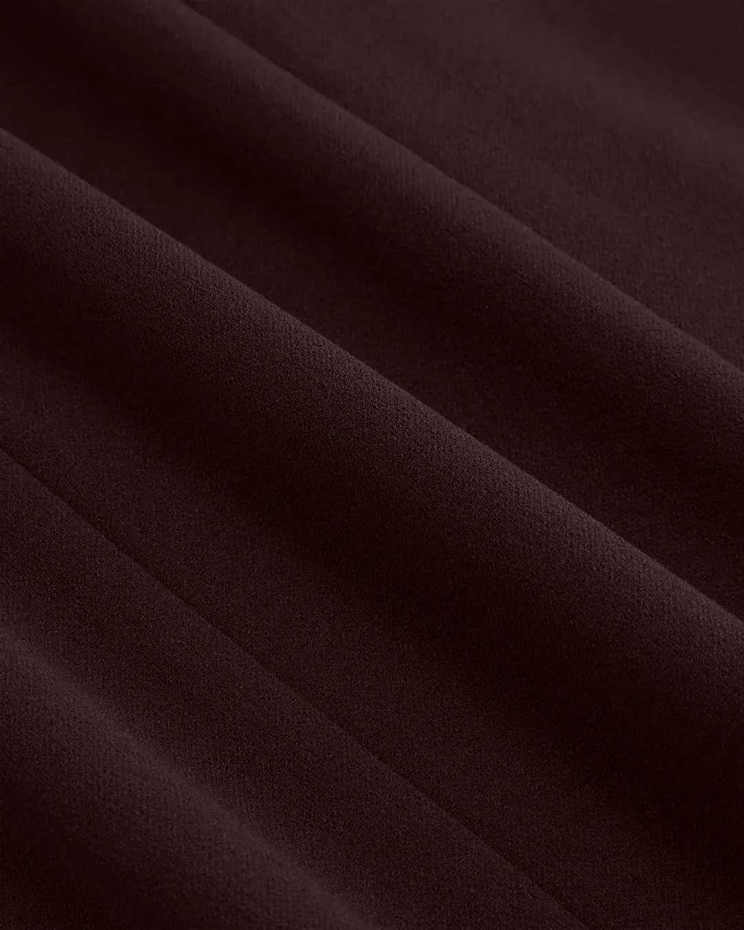 Zip Front Sleeveless A-Line Mini Dress in Chocolate Fondae - Image 3